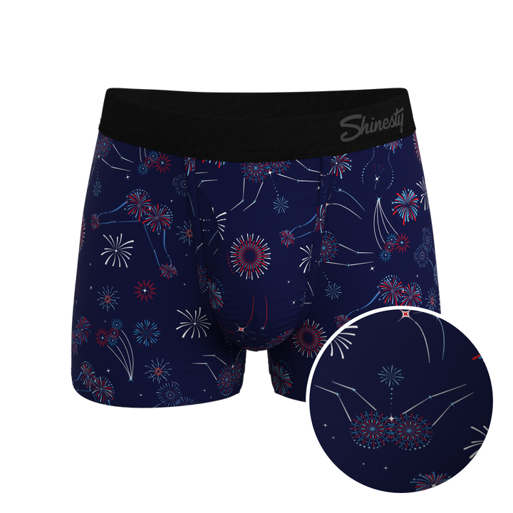 The Pyrotecnips | Naughty Fireworks Ball Hammock® Pouch Trunks Underwear
