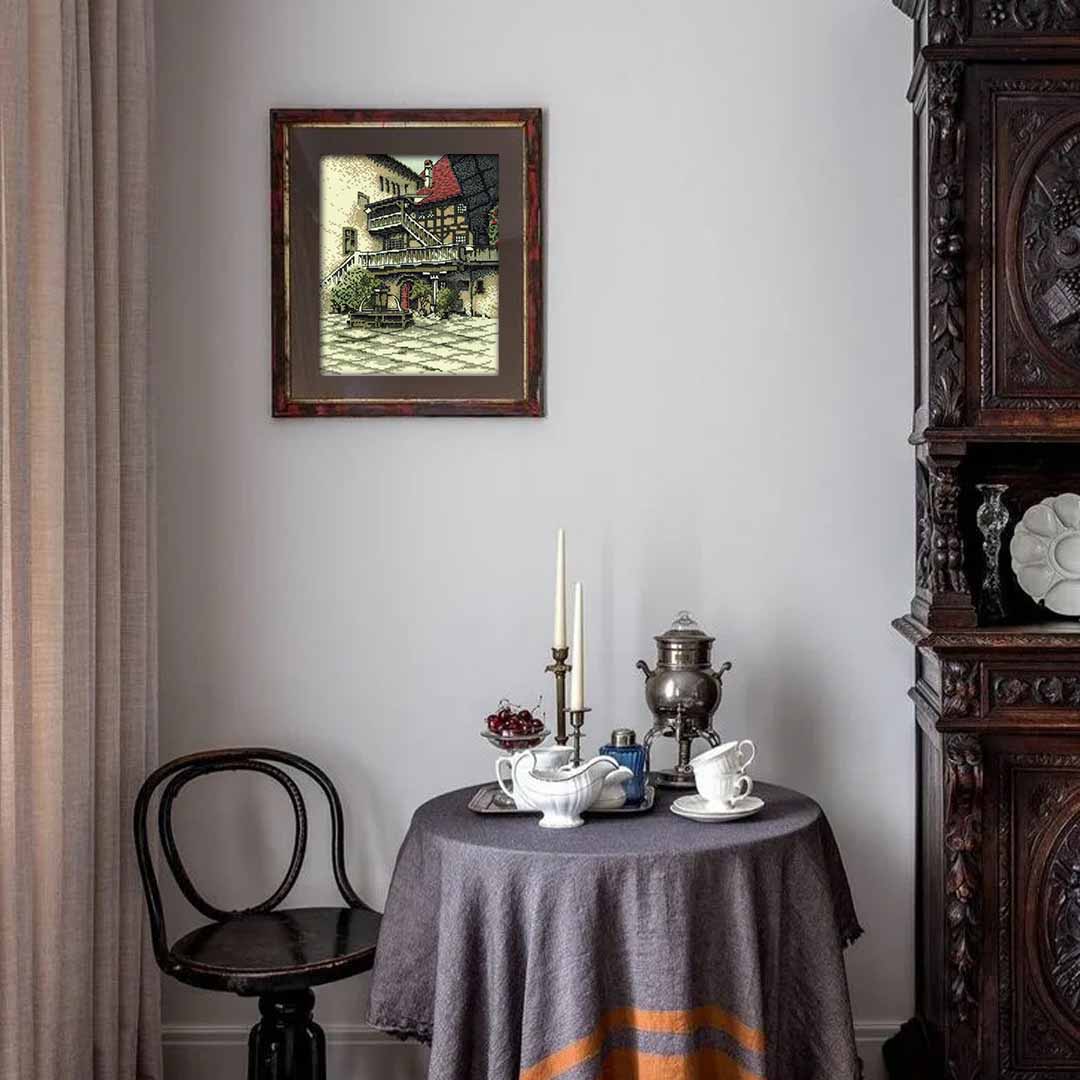 Old city R139 Counted Cross Stitch Kit