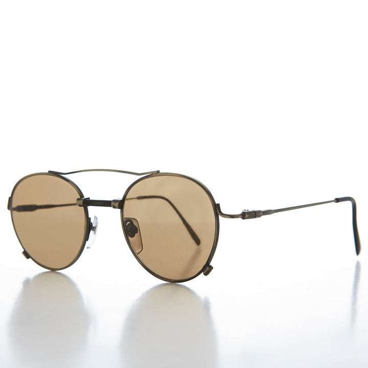 Round Aviator with Industrial Accents - Ray