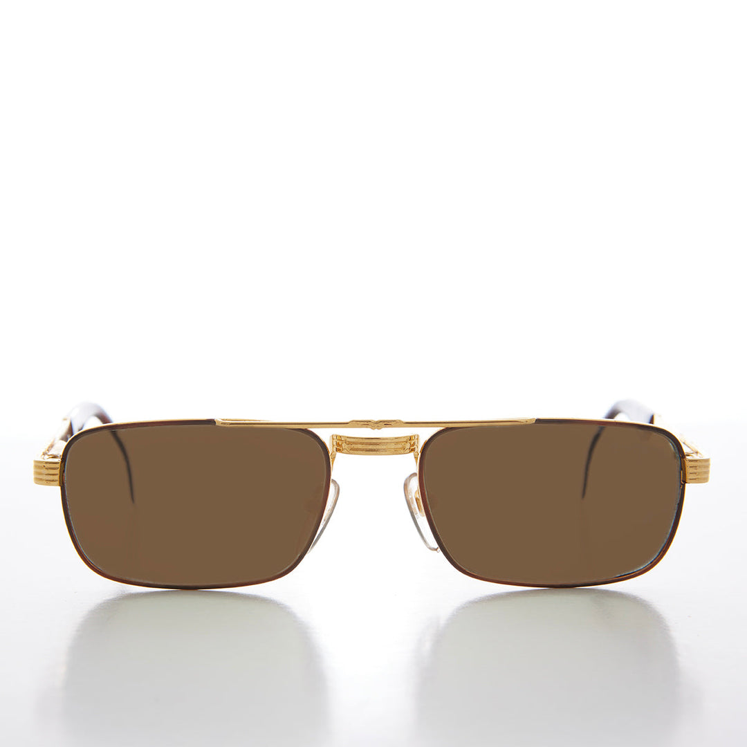 90s Rectangular Aviator Optical Frame - River