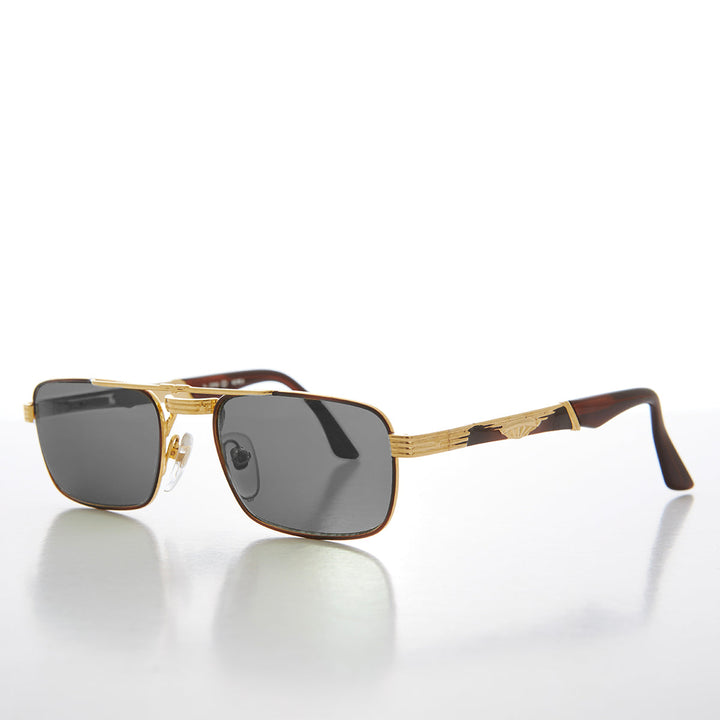 90s Rectangular Aviator Optical Frame - River