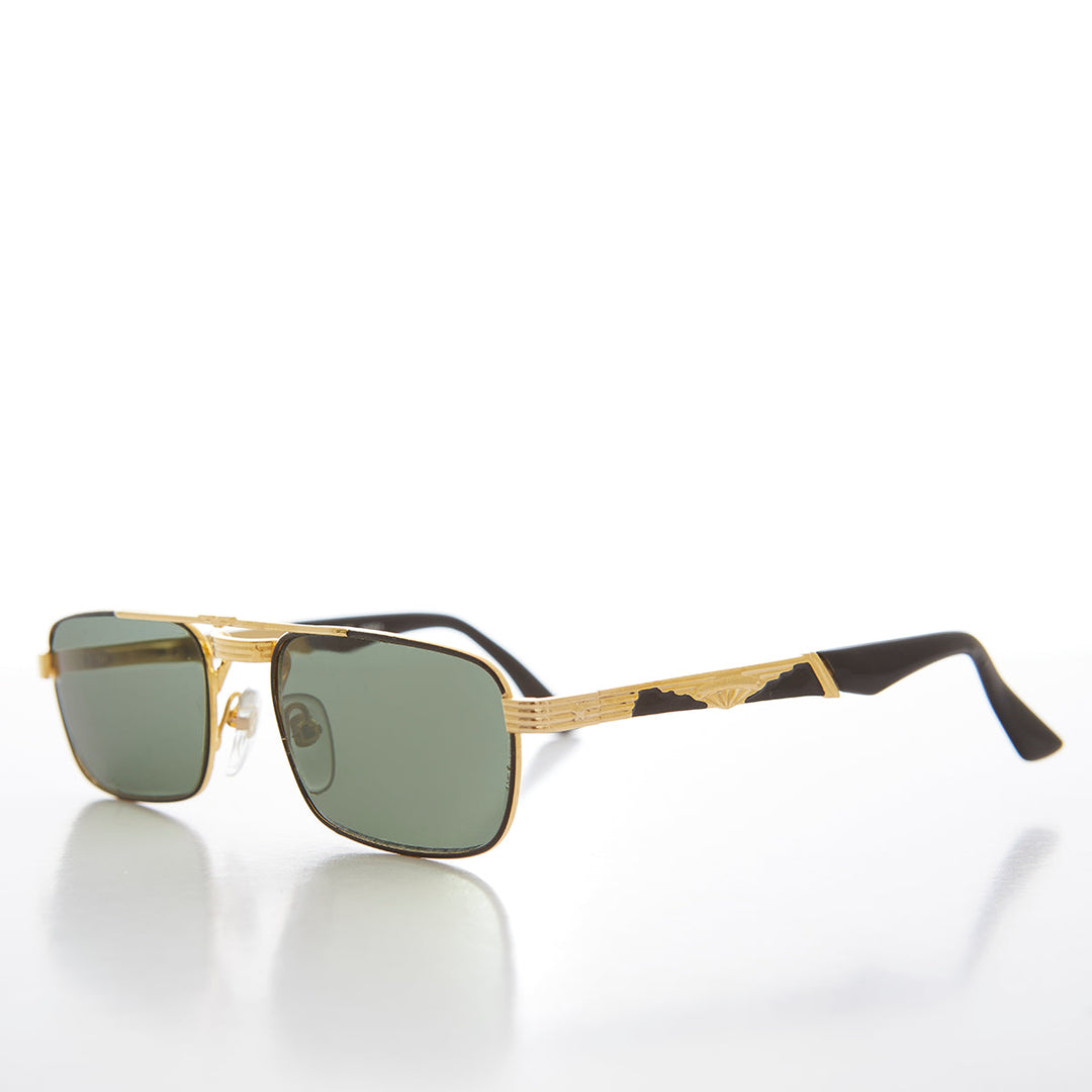 90s Rectangular Aviator Optical Frame - River