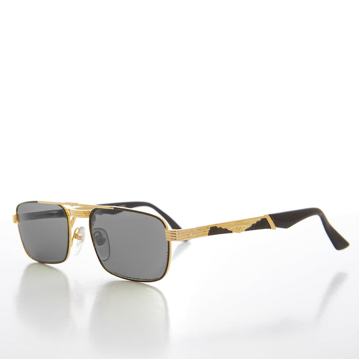 90s Rectangular Aviator Optical Frame - River