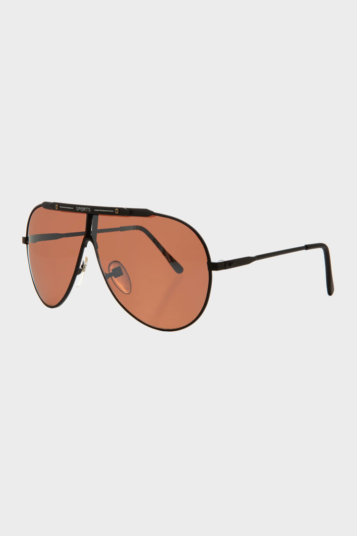 80s Iconic Sport Metal Aviator Sunglass - Rojas