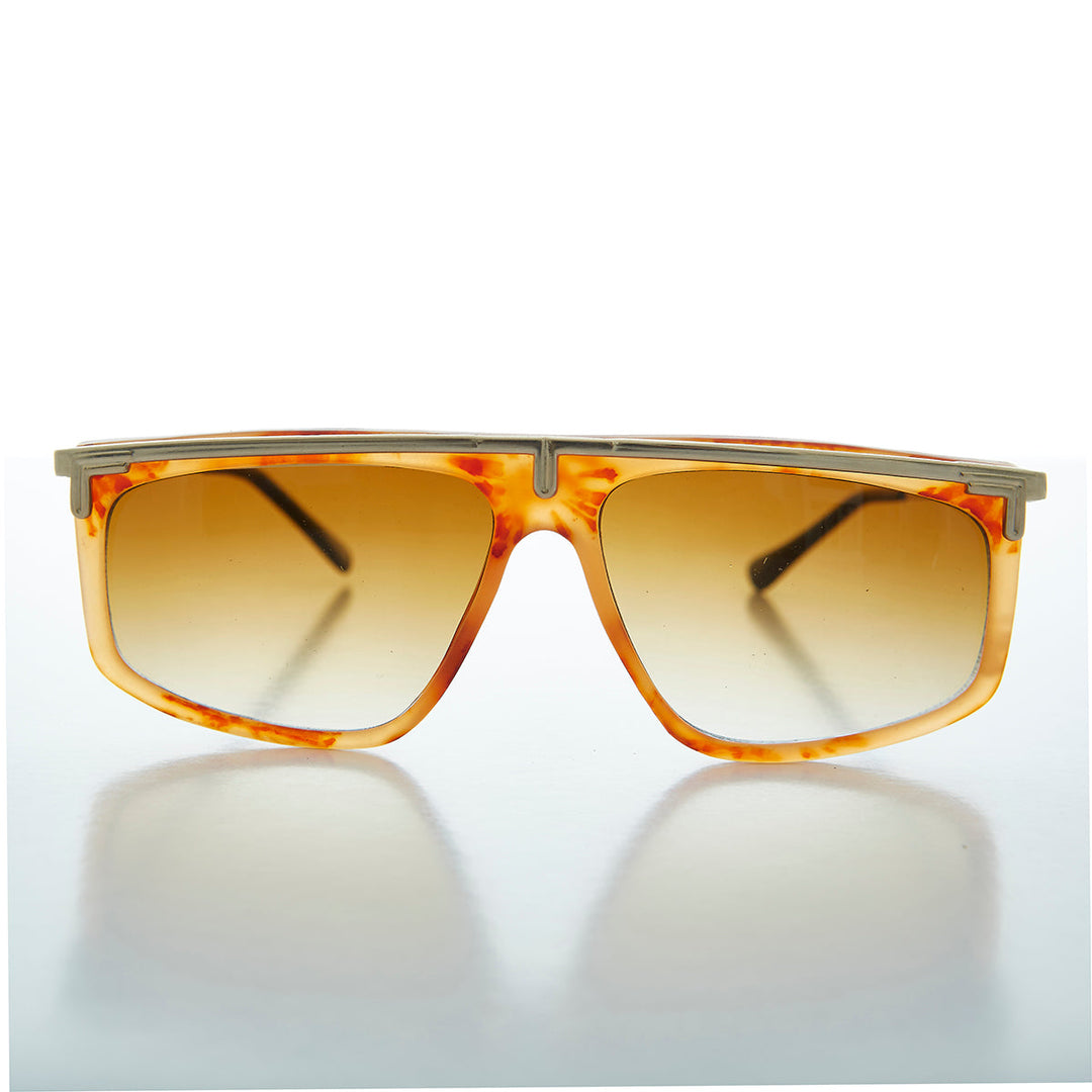 80s Hip Hop Flat Top Vintage Sunglass - Rome