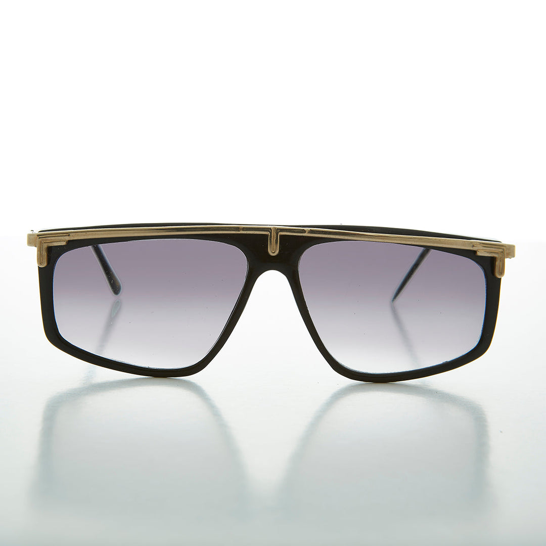80s Hip Hop Flat Top Vintage Sunglass - Rome