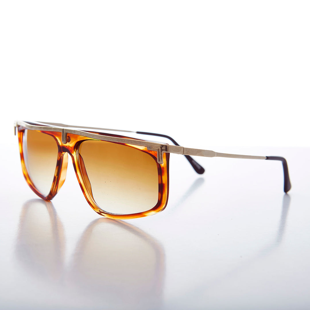 80s Hip Hop Flat Top Vintage Sunglass - Rome