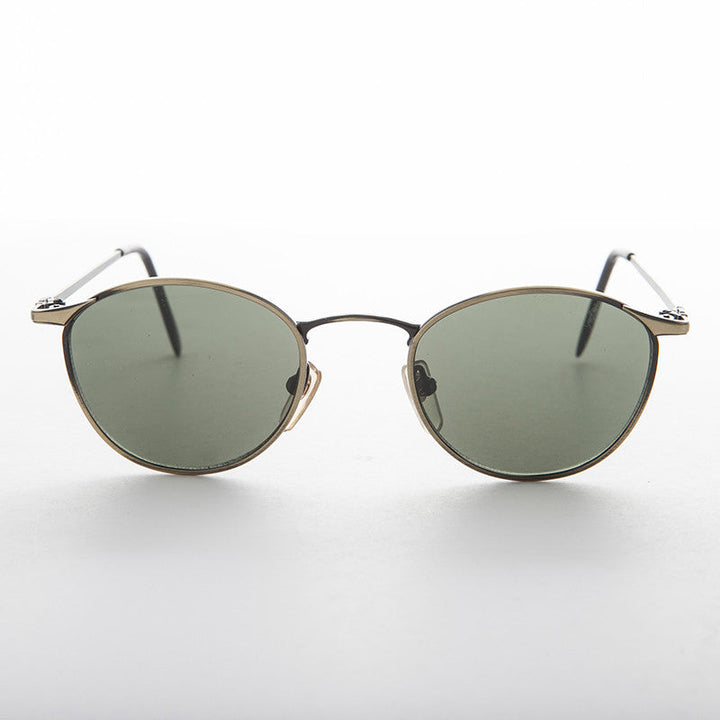 Round Metal Polo Schoolboy Classic Vintage Sunglass - Rory