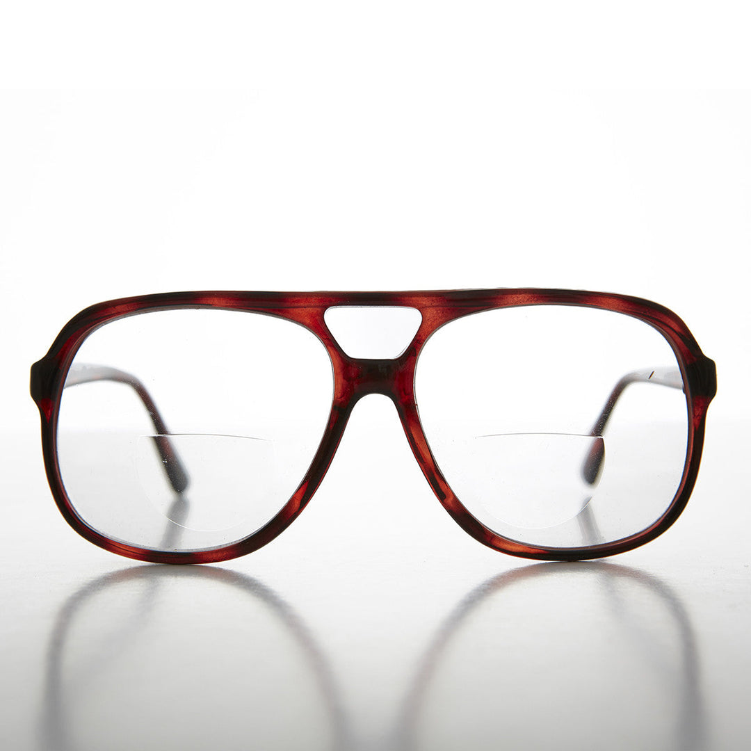Large Bifocal Aviator Reading Glasses - Ross