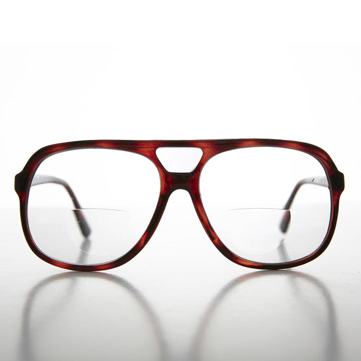 Large Bifocal Aviator Reading Glasses - Ross