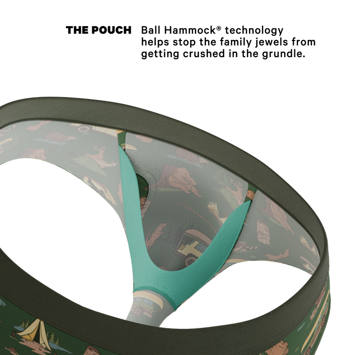 The Really Happy Camper | Camping Ball Hammock® Pouch Underwear Briefs