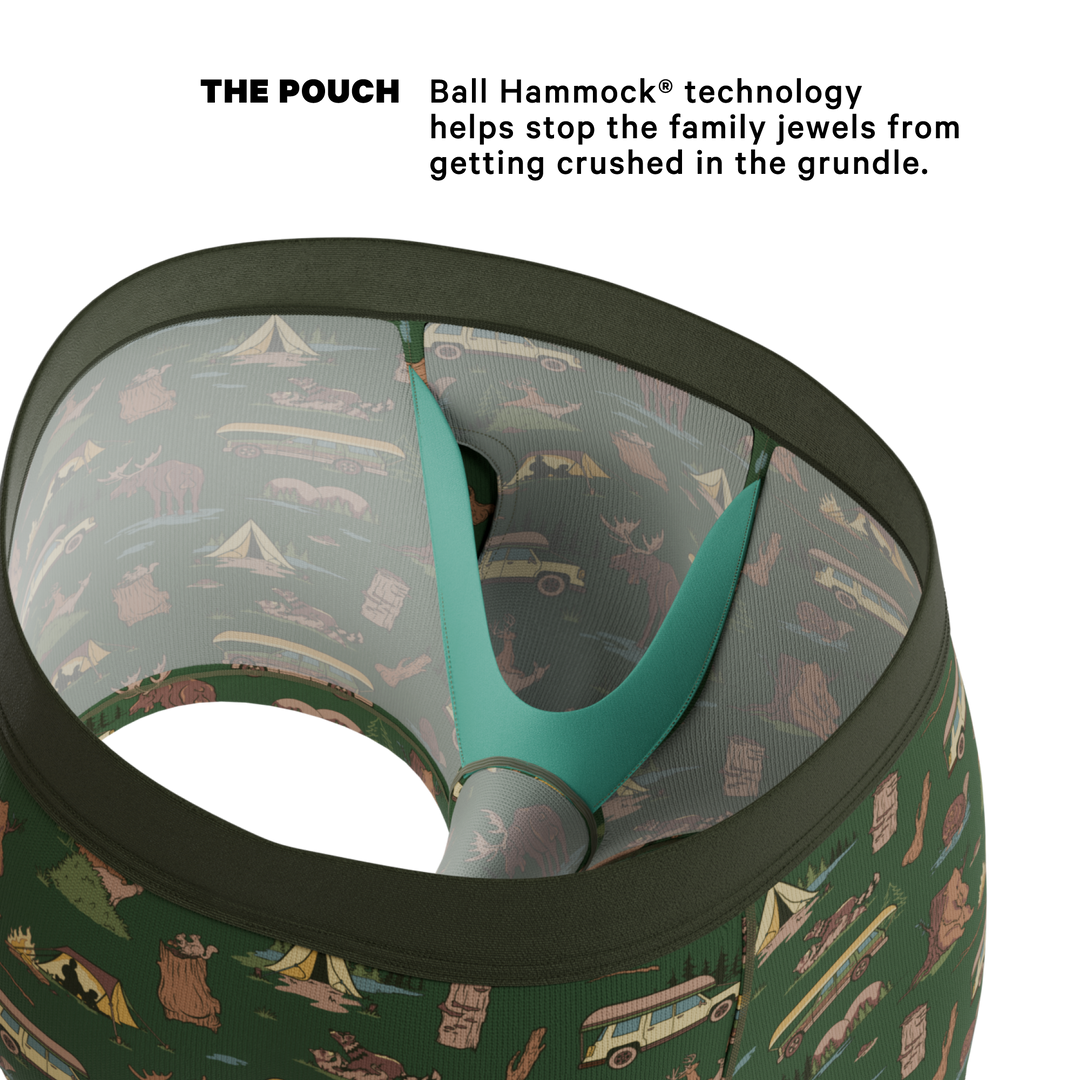 The Really Happy Camper | Camping Ball Hammock® Pouch Trunks Underwear