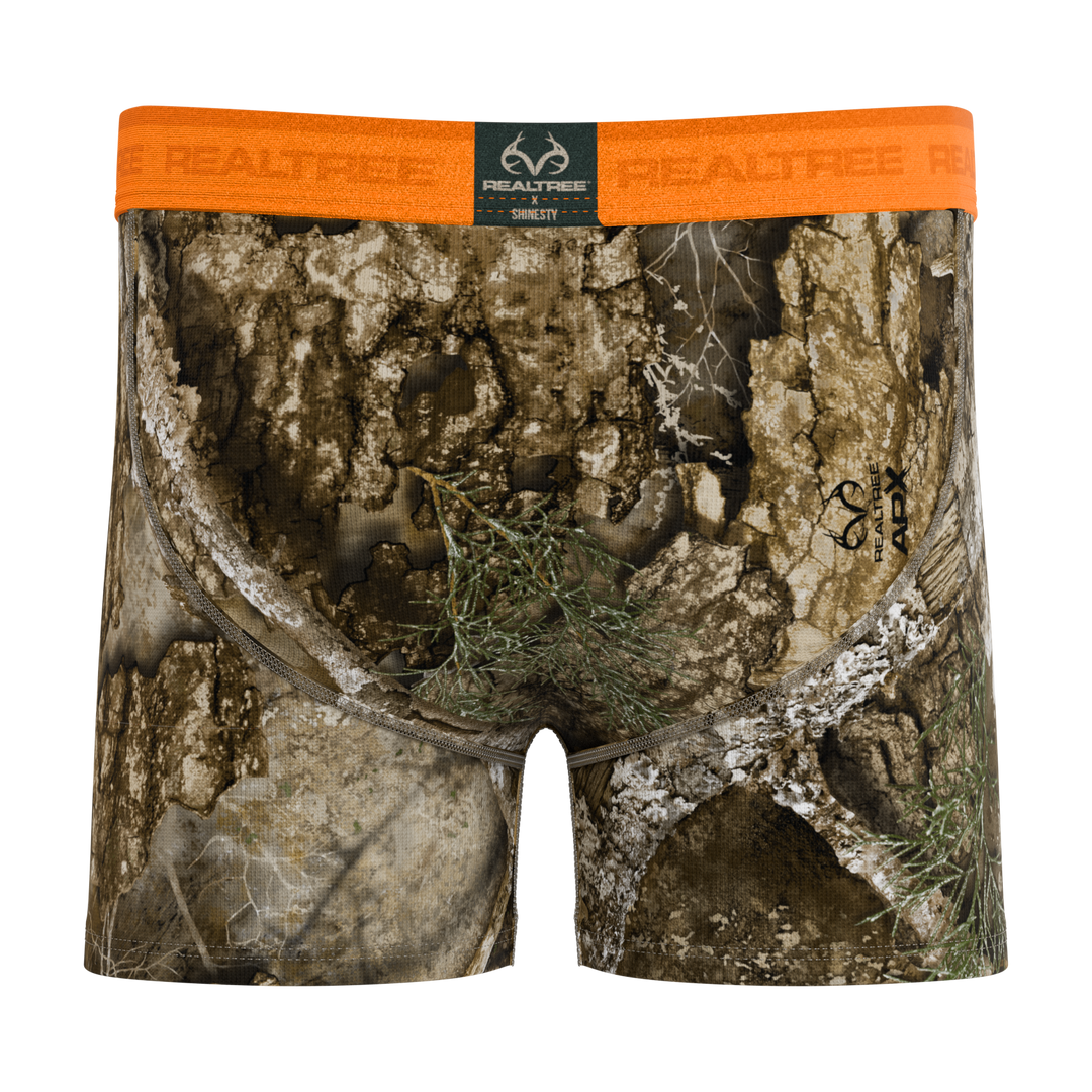 The Wild Game | Realtree x Shinesty Neon Orange Boy's Boxer Briefs