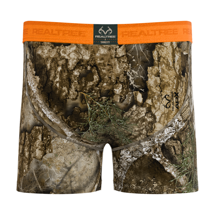 The Wild Game | Realtree x Shinesty Neon Orange Boy's Boxer Briefs