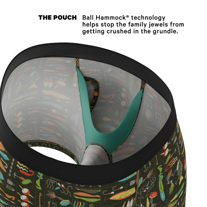 The Reel Nice | Bait Box Ball Hammock® Pouch Underwear With Fly