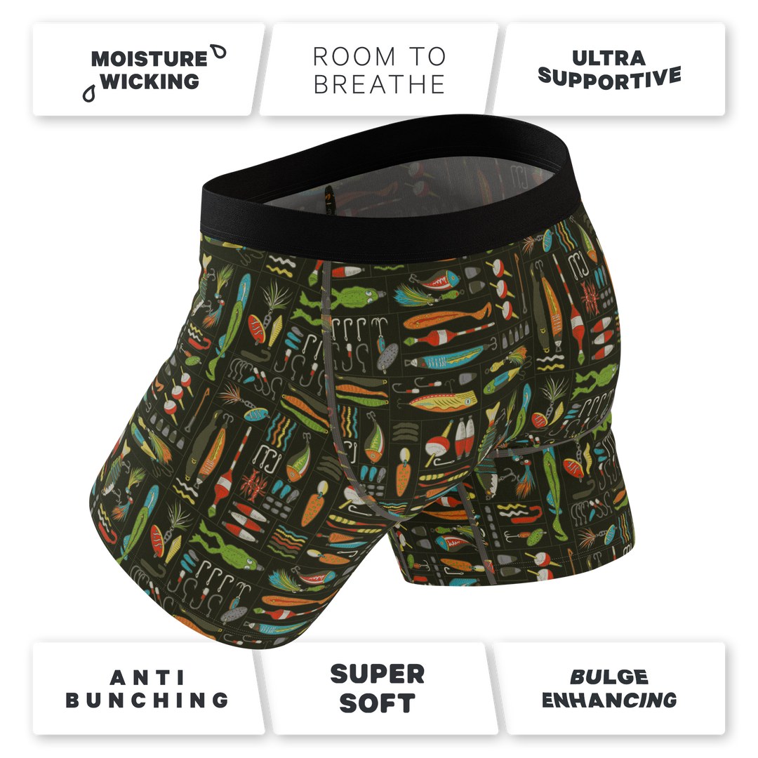 The Reel Nice | Bait Box Ball Hammock® Pouch Underwear With Fly