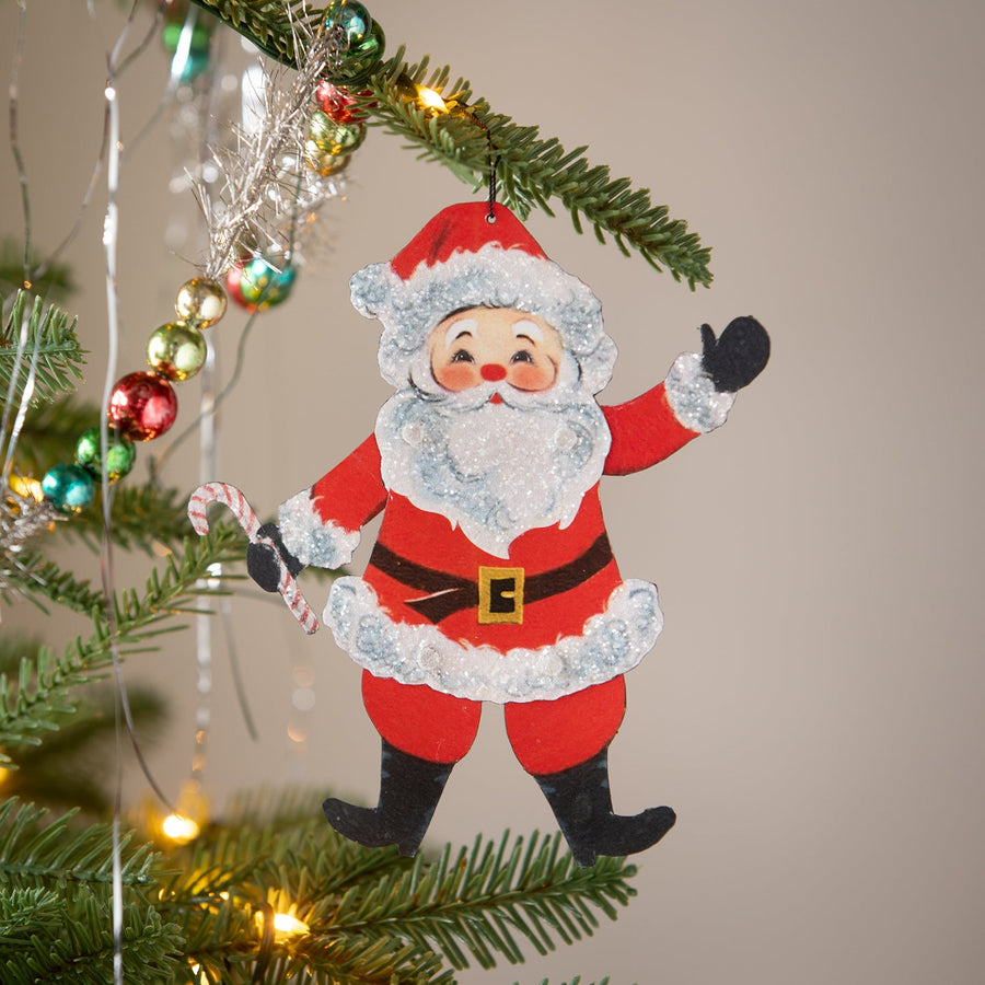 Retro Rockin' Santa Ornament by Bethany Lowe Designs, christmas decor