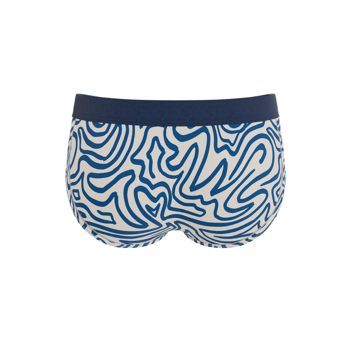 The Rio Grande | Abstract Navy Line Ball Hammock® Pouch Underwear Briefs