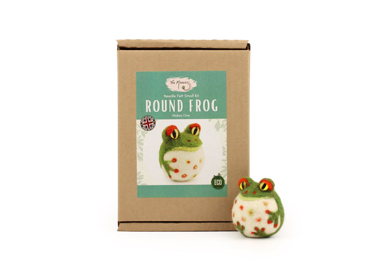 Felting Kit - Round Frog Needle Felt Kit