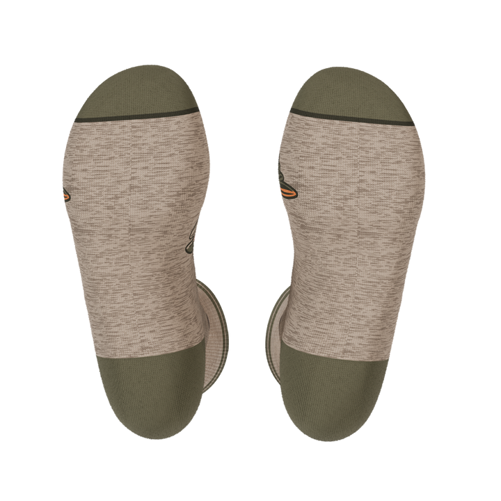 The Rowdy Angler | Fish Cowboy Heel Hammock™ Crew Socks