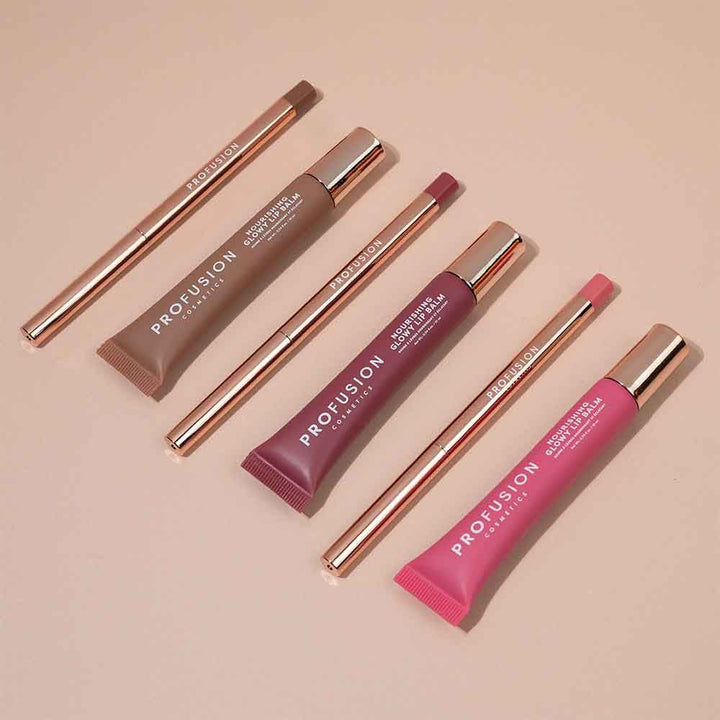 Lip Treat Duo Soft Matte Creamy Lip Liner & Nourishing Glowy Lip Balm