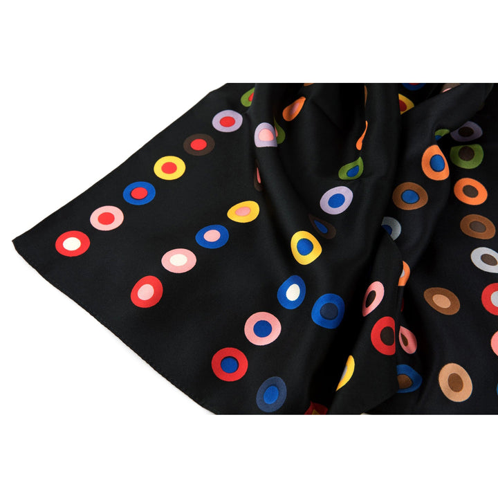 19th Century Dot Pattern Silk Scarf