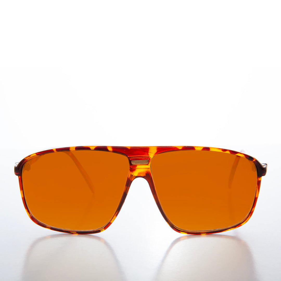 80s Orange Lens Aviator - Barry