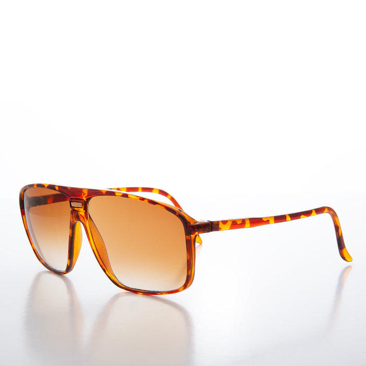 Rectangle Aviator Vintage 80s Sunglasses - Scully