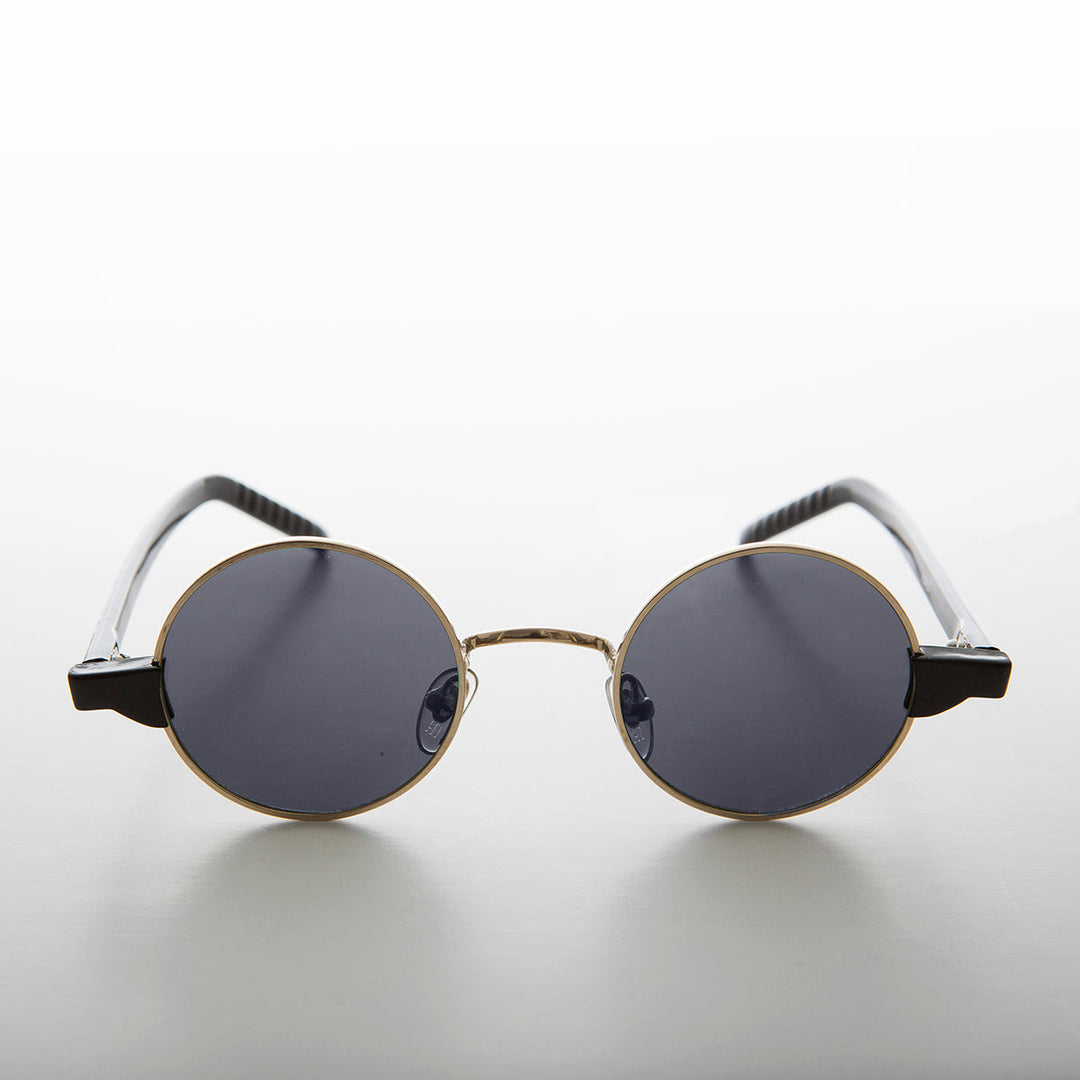 Round Hippie Spectacle Vintage Sunglass - Sean