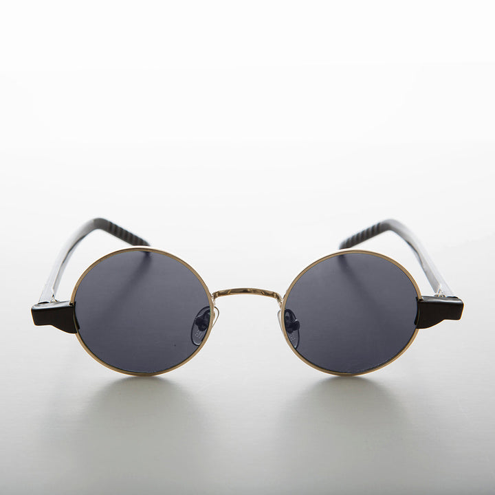Round Hippie Spectacle Vintage Sunglass - Sean