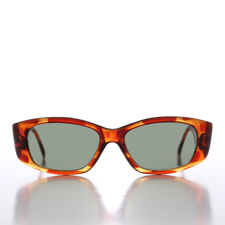 90s Bold Rectangular Wrap Style Sunglass - Sevan