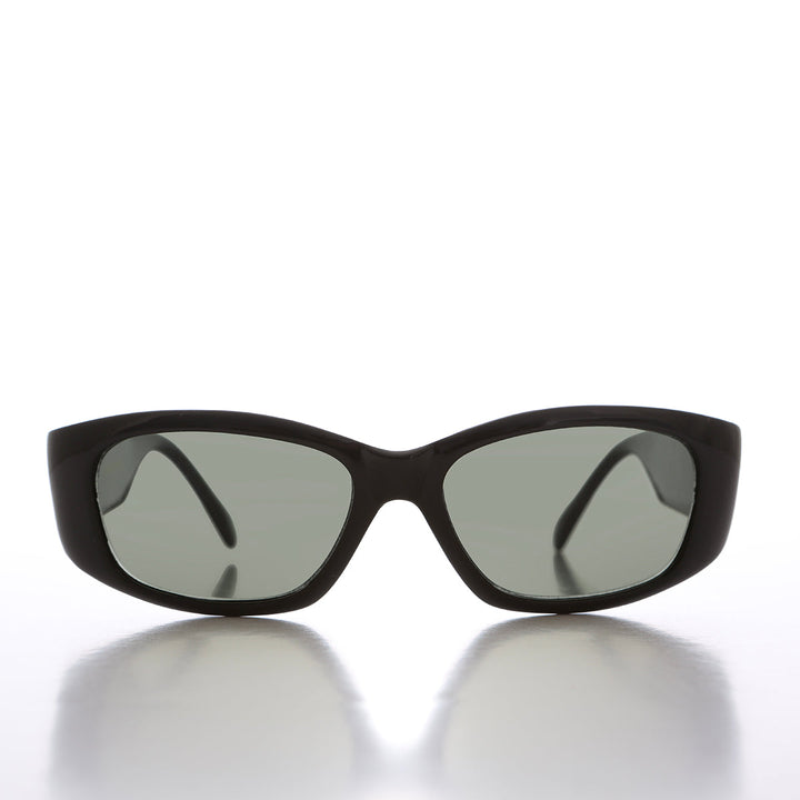 90s Bold Rectangular Wrap Style Sunglass - Sevan