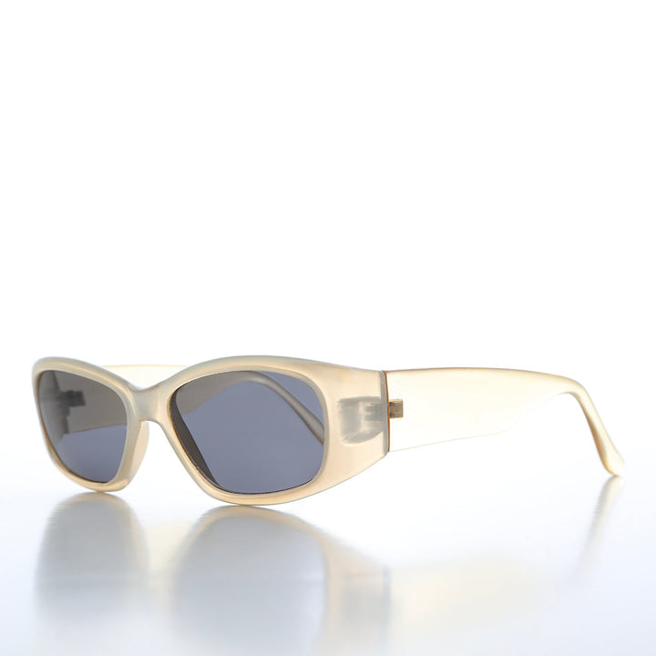 90s Bold Rectangular Wrap Style Sunglass - Sevan