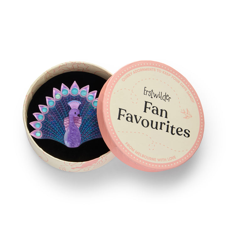 Penelope Peacock STOCKIST EXCLUSIVE Brooch by Erstwilder
