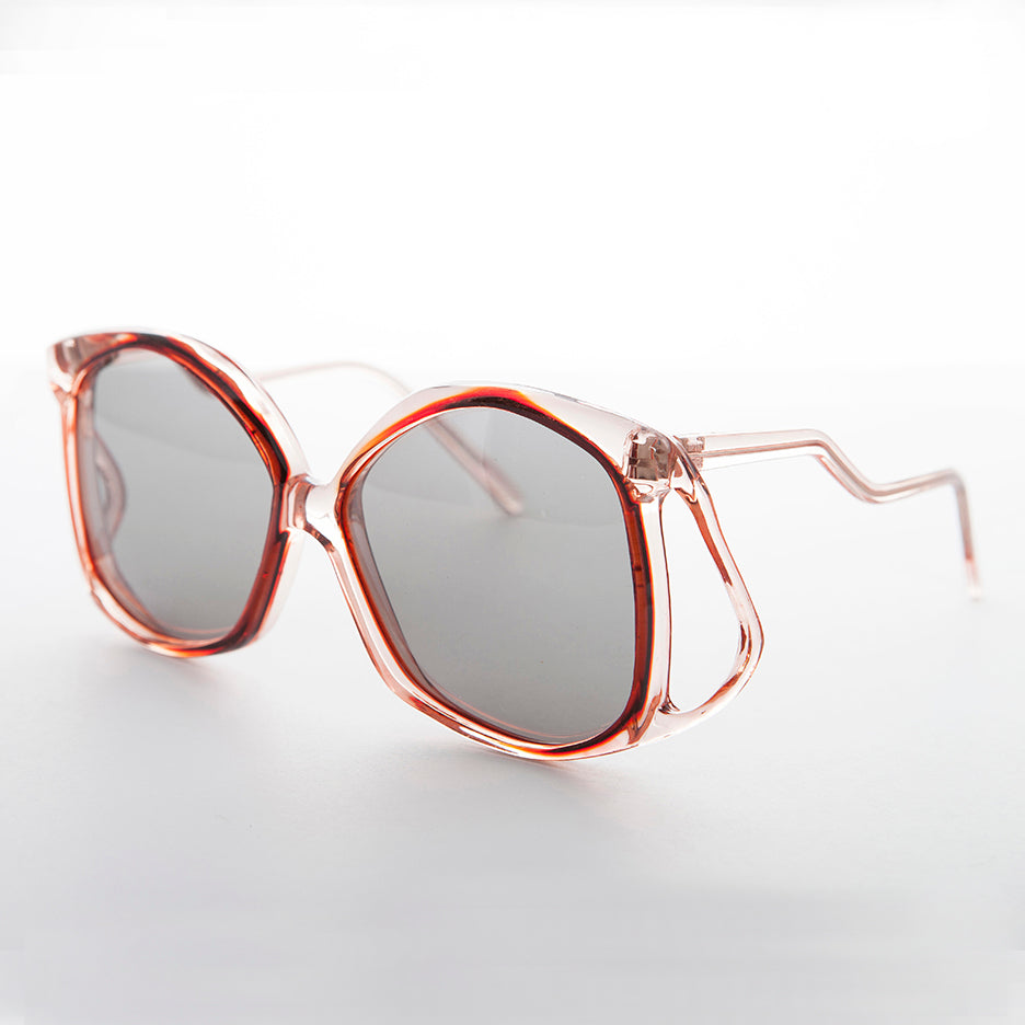 Oversized Polarized Women's 80s Sunglass - Big Sharon