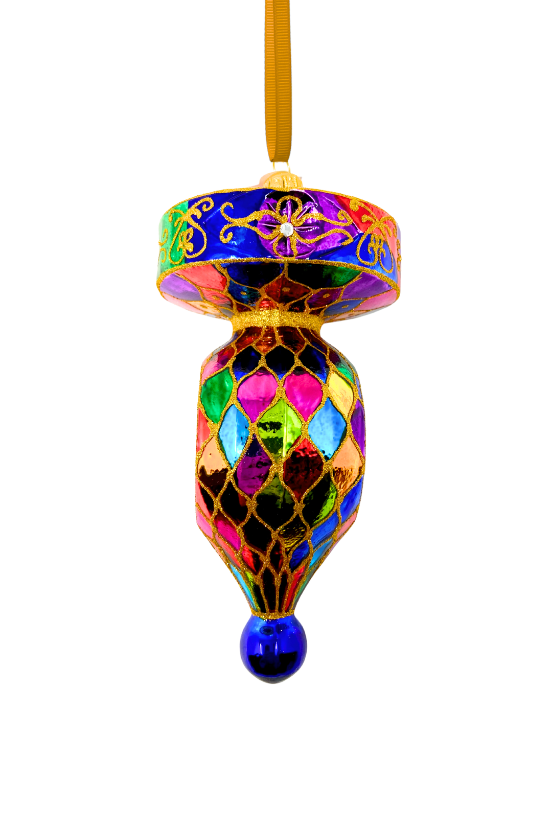 Spinner Saint James Glass Ornament
