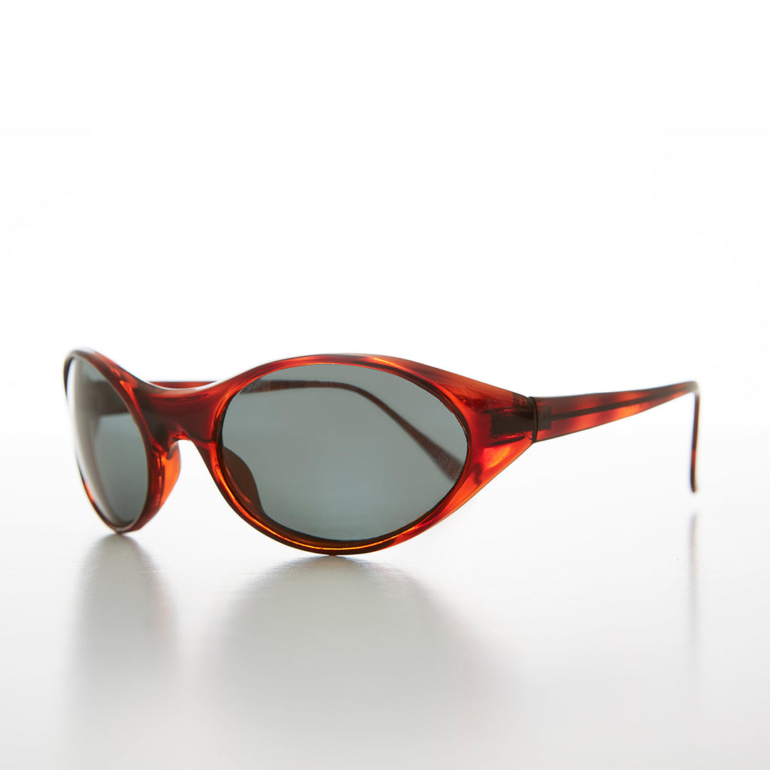 Bug Eye Goggle Wrap Vintage Sunglass - Skip