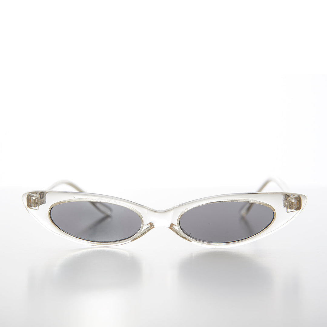 Narrow Punk Rock Cat Eye Sunglass - Slim