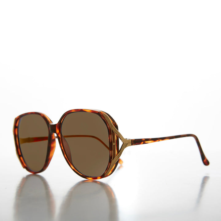 Classic 80s Women's Large Vintage Sunglasses - Aliana