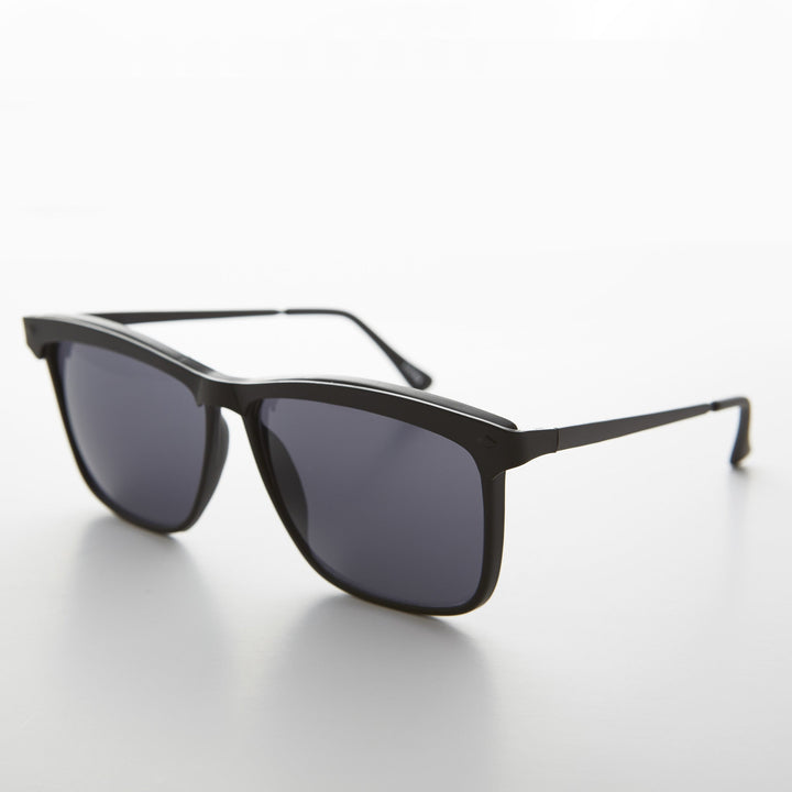 Gold Brow Line Vintage Sunglasses - Spinderella