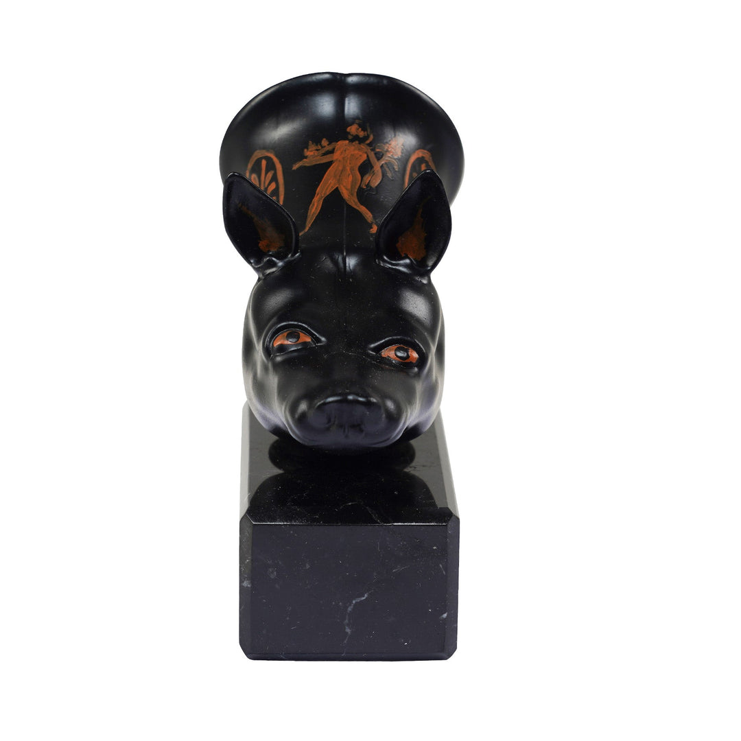 Apulian Dog Head Drinking Cup Reproduction