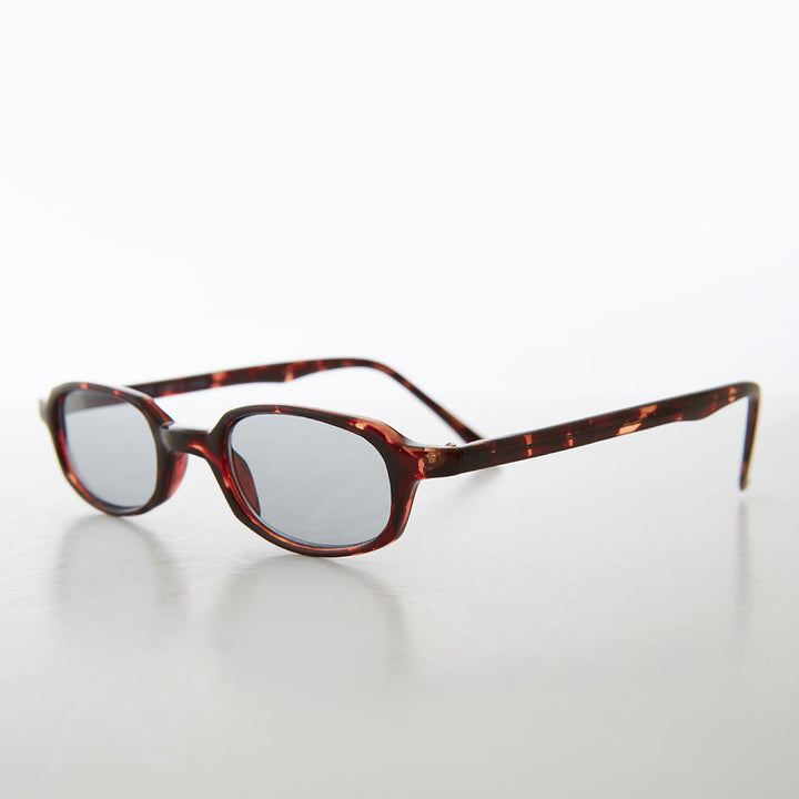 Micro Rectangle Tortoiseshell Sunglasses - Summers 1
