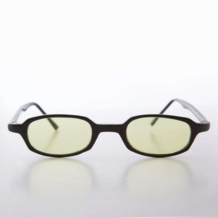 Micro Rectangle Black Sunglasses - Summers 2