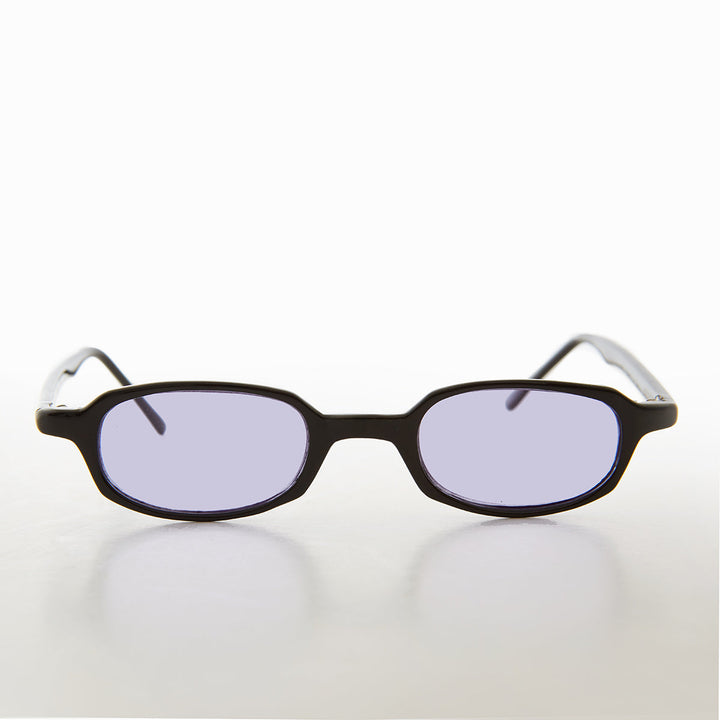 Micro Rectangle Black Sunglasses - Summers 2