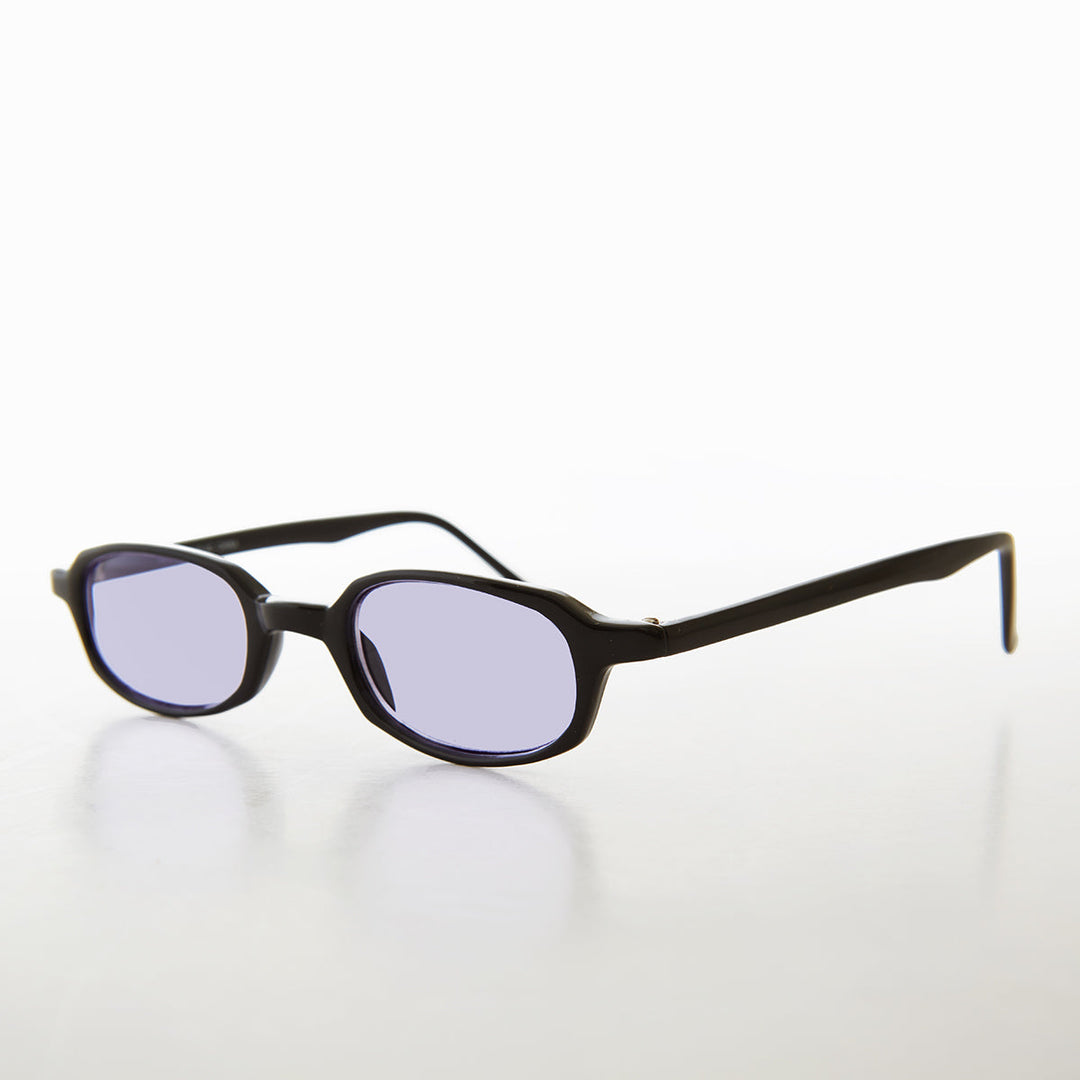 Micro Rectangle Black Sunglasses - Summers 2