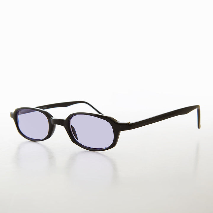 Micro Rectangle Black Sunglasses - Summers 2