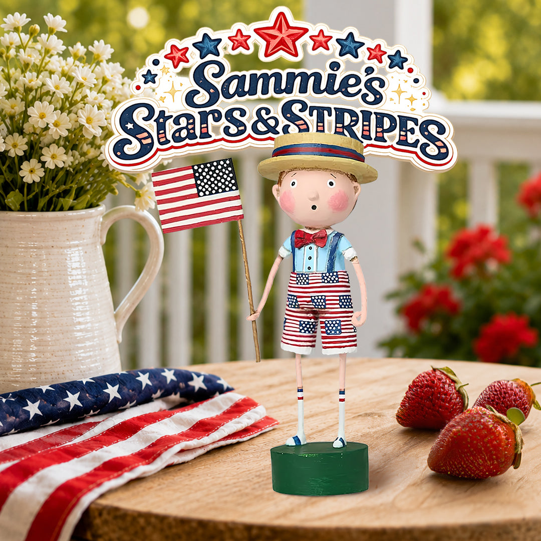 Sammie's Stars & Stripes Patriotic Lori Mitchell Figurine