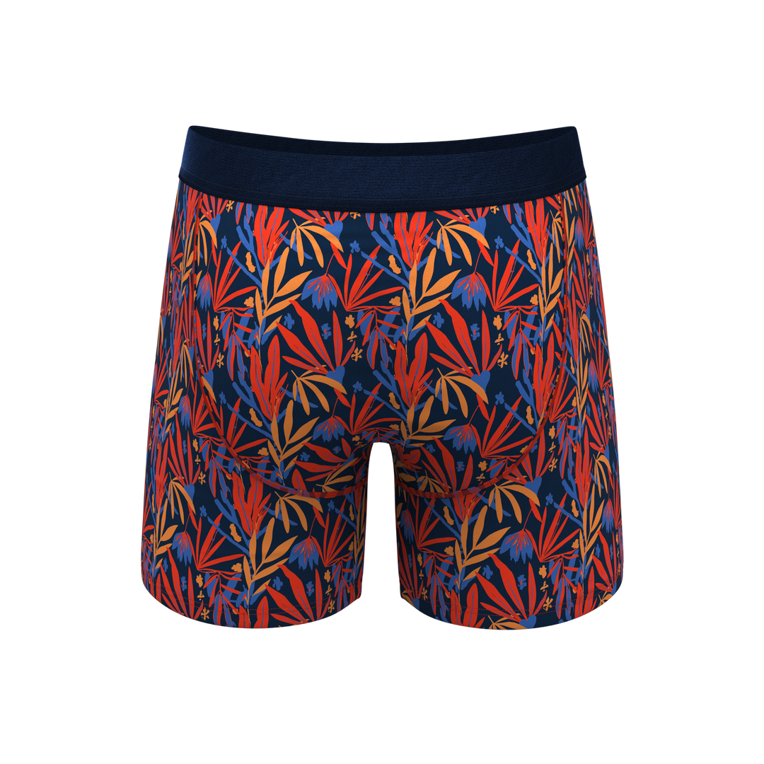 The San Diego Sunrise | Tropical Foliage Ball Hammock® Pouch Underwear