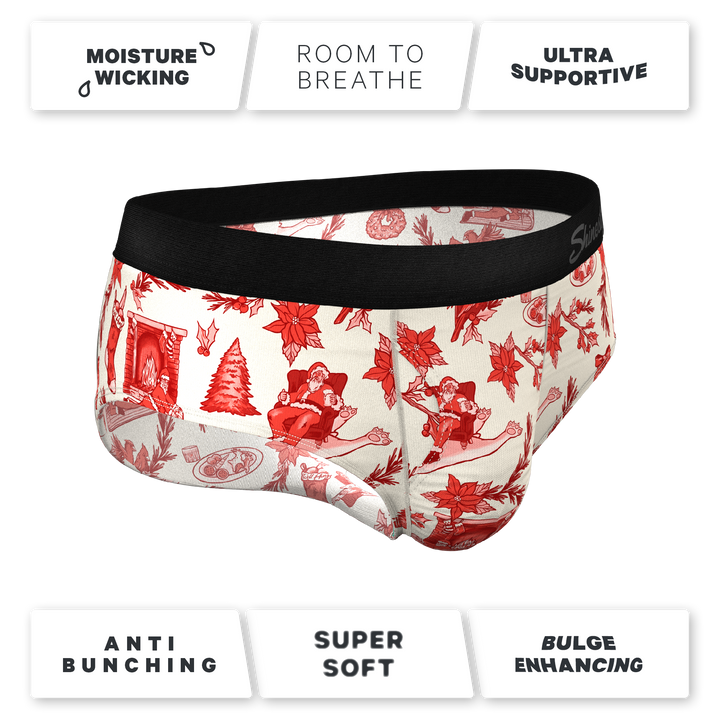 The Santa Slays | Christmas Toile Ball Hammock® Pouch Underwear Briefs