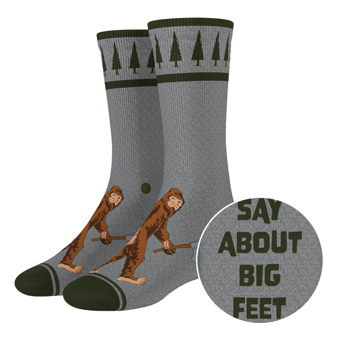 The Sassquatch | Bigfoot Heel Hammock™ Crew Socks
